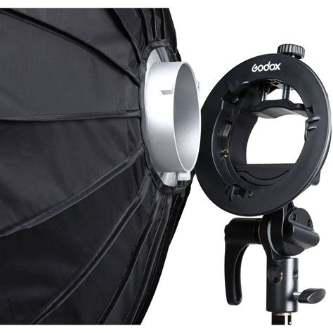 godox s type bowens mount flash bracket with softbox kit|godox softbox s type bracket.